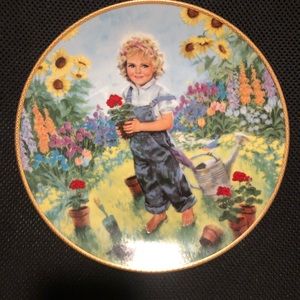 Reco “A Time to Plant” collectible plate